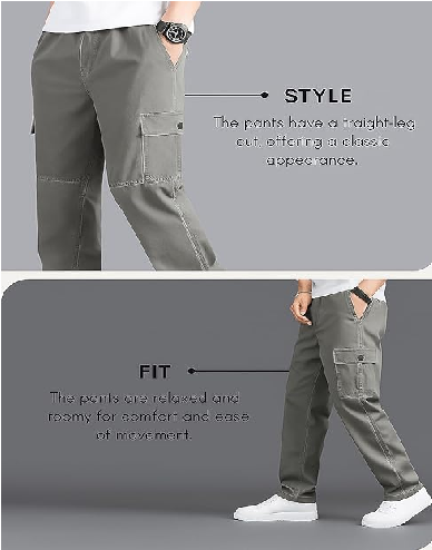 Gray Cargo Pant - Image 3