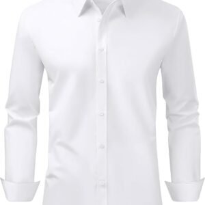 white plain shirt