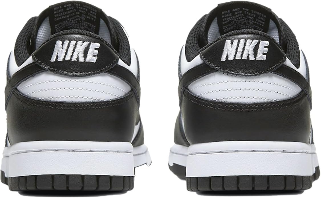 Nike Dunk Low Retro sneakers in the "White/Black" or "Panda" colorway. - Image 3