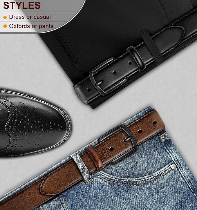men's belt (pack of 2) - Image 5