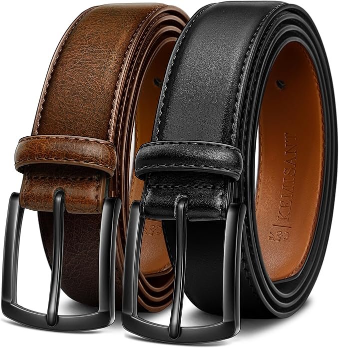 men's belt (pack of 2)